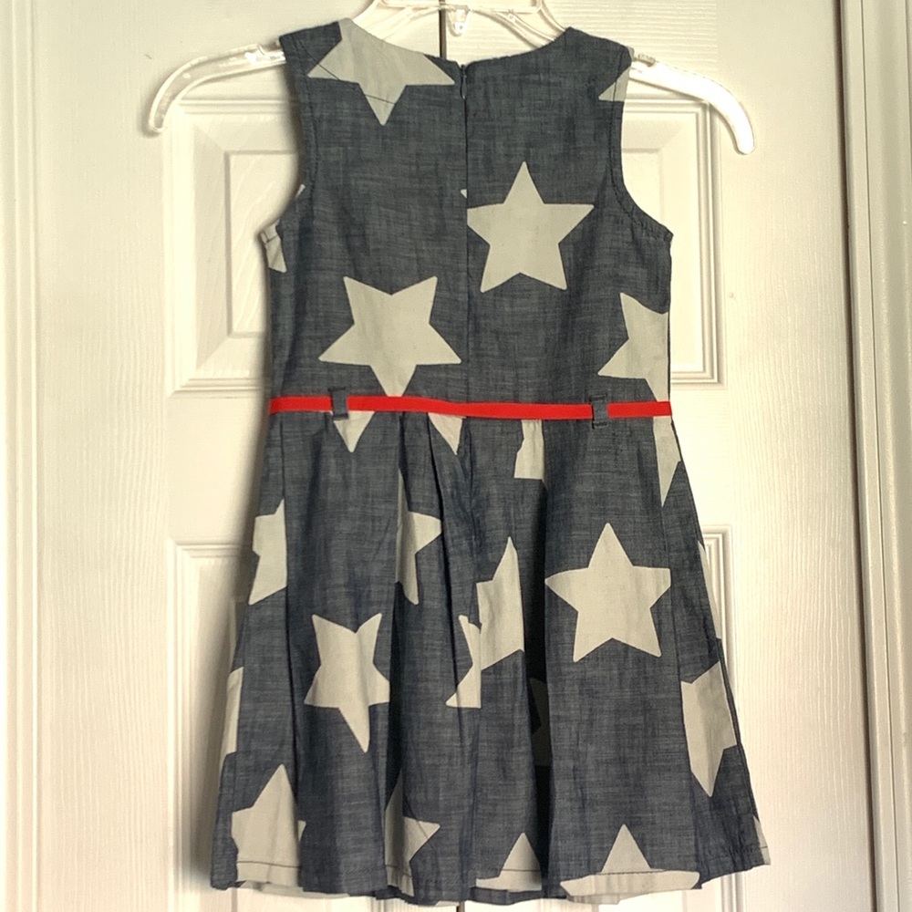 Gymboree Authentic Indigo Dye Jean girls dress - 5 - Picture 2 of 8